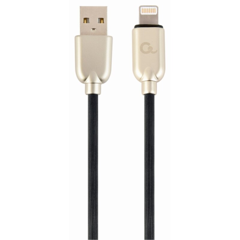 Cablexpert CC-USB2R-AMLM-1M cable de conector Lightning Negro