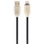 Cablexpert CC-USB2R-AMLM-2M cable de conector Lightning Negro