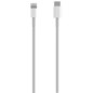 AISENS Cable USB 2.0 USB-C A Lightning PD 2A, Lightning/M-USB-C/M, Blanco, 0.5 m