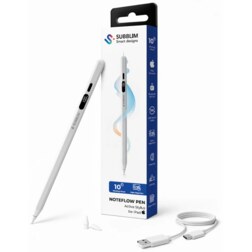 SUBBLIM NoteFlow StylusPen para iPad Pantalla Batería Li-Po USB-C Carga Palm Rejection