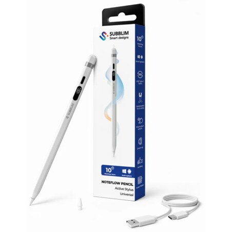 SUBBLIM SUBPEN-UN0001 lápiz digital 70 g Blanco