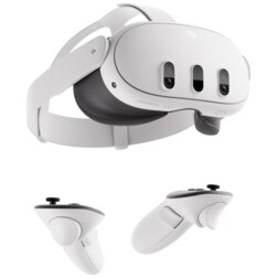 Meta Quest 3 Pantalla con montura para sujetar en la cabeza 515 g Negro, Blanco