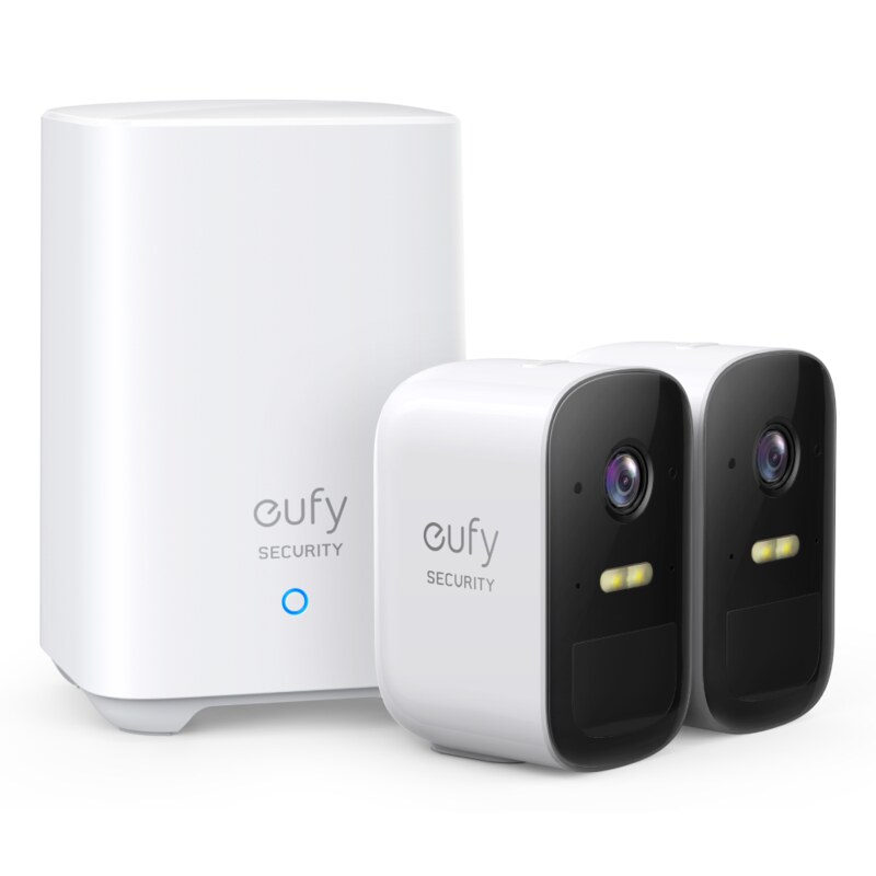 Eufy Security eufyCam 2C, Camara vigilancia WiFi Exterior, Camara de vigilancia Exterior,180 días de duración de la batería, HD 