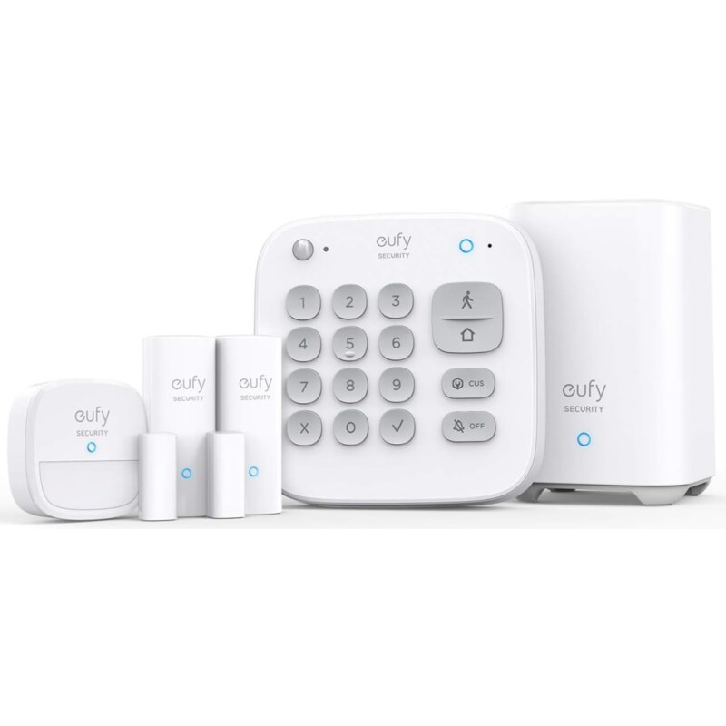 Eufy Security 5 piezas Smart Home Set, sistema de seguridad inteligente para el hogar, con cerradura de puerta, sensor de movimi