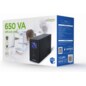 Gembird EG-UPS-031 sistema de alimentación ininterrumpida (UPS) 0,65 kVA 390 W 3 salidas AC