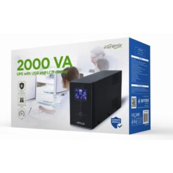 Gembird EG-UPS-035 sistema de alimentación ininterrumpida (UPS) Línea interactiva 2 kVA 1200 W 5 salidas AC