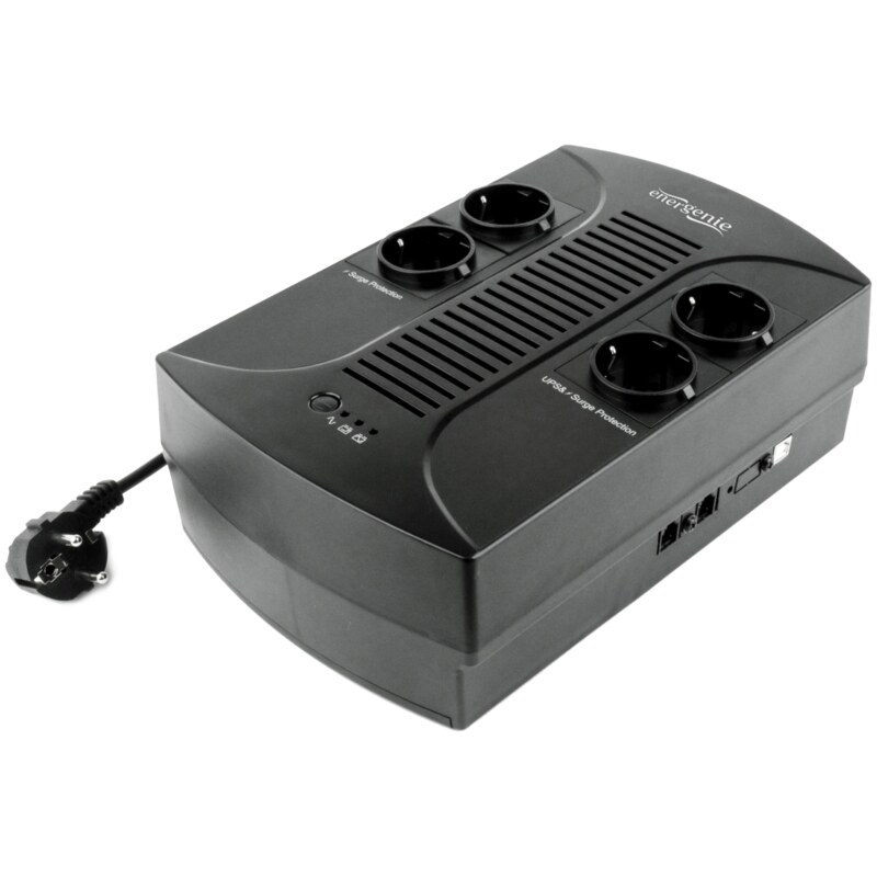 Gembird EG-UPS-001 sistema de alimentación ininterrumpida (UPS) 0,65 kVA 390 W 4 salidas AC