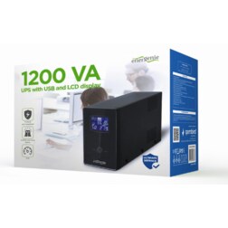 Gembird EG-UPS-033 sistema de alimentación ininterrumpida (UPS) Línea interactiva 1,2 kVA 720 W 3 salidas AC