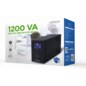 Gembird EG-UPS-033 sistema de alimentación ininterrumpida (UPS) Línea interactiva 1,2 kVA 720 W 3 salidas AC