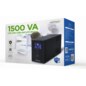 Gembird EG-UPS-034 sistema de alimentación ininterrumpida (UPS) Línea interactiva 1,5 kVA 900 W 3 salidas AC
