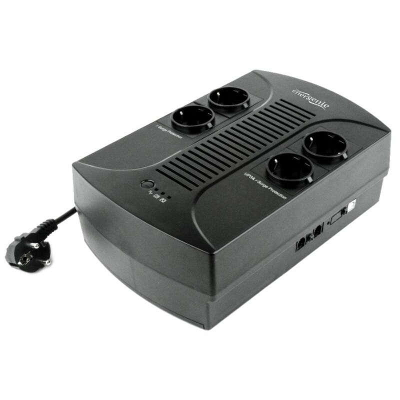 Gembird EG-UPS-002 sistema de alimentación ininterrumpida (UPS) 0,85 kVA 510 W 4 salidas AC