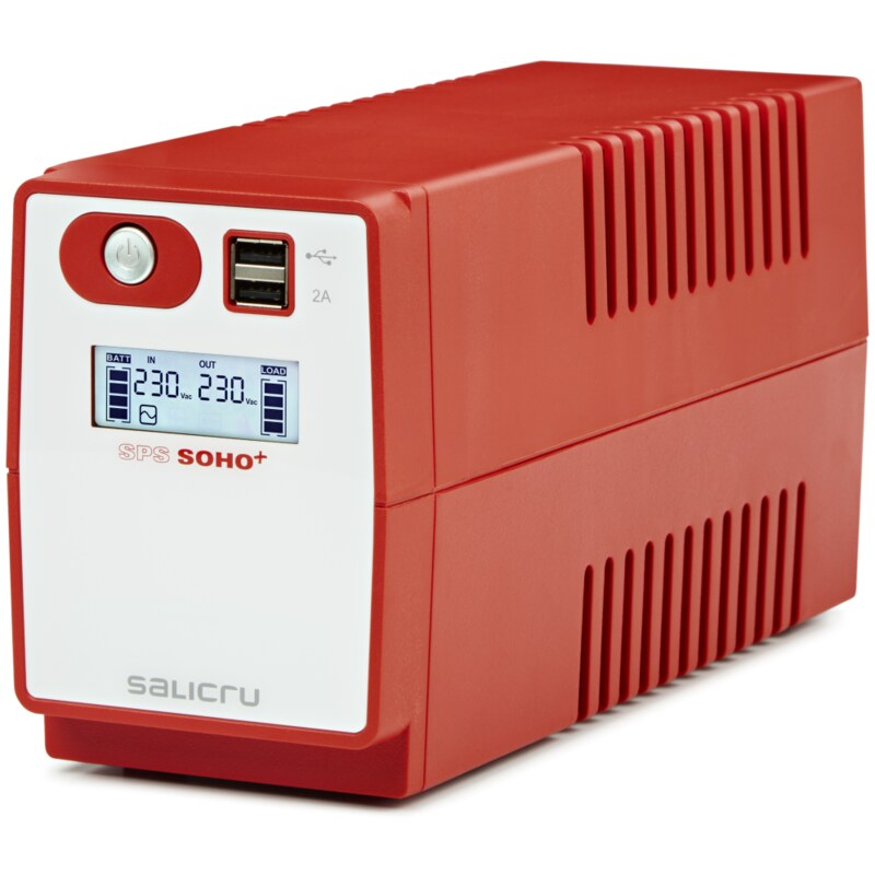 Salicru SPS 500 SOHO+ Línea interactiva 0,5 kVA 300 W 4 salidas AC