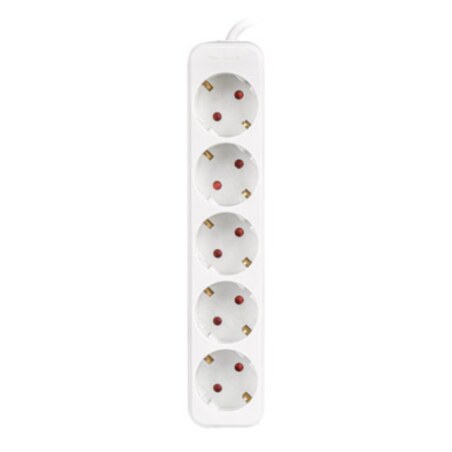 Lanberg PS0-05F-0150-W base múltiple 1,5 m 5 salidas AC Interior Blanco