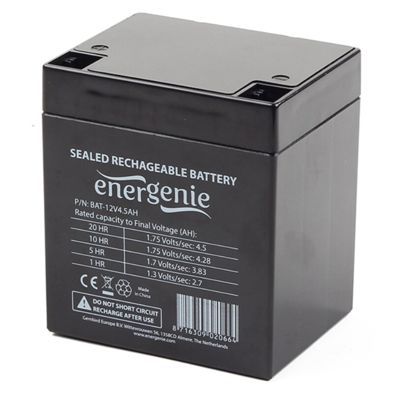 Gembird BAT-12V4.5AH batería para sistema ups 12 V