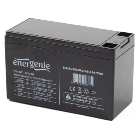 Gembird BAT-12V7.5AH batería para sistema ups 12 V