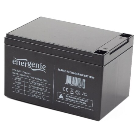 Gembird BAT-12V12AH batería para sistema ups Sealed Lead Acid (VRLA) 12 V 12 Ah