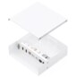 AISENS Caja de Conexiones VGA+Jack 3.5+2xHDMI+2xUSB-B+2xRJ45 Cat.6A STP, Blanco