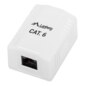 Lanberg OU6-0001-W caja de tomacorriente RJ-45 Blanco