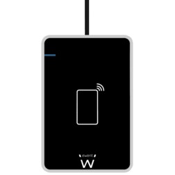 Ewent EW1053 lector de tarjeta magnética USB Negro