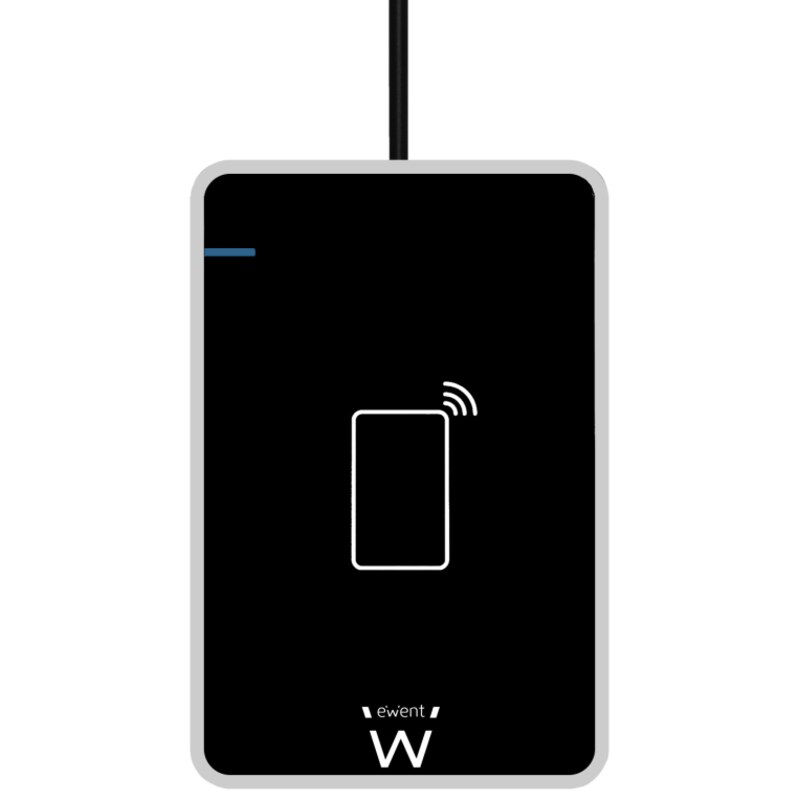 Ewent EW1053 lector de tarjeta magnética USB Negro