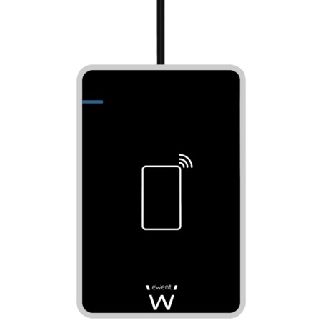 Ewent EW1053 lector de tarjeta magnética USB Negro