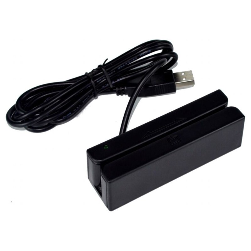 Premier BM-90 lector de tarjeta magnética USB Negro