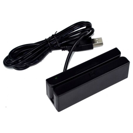 Premier BM-90 lector de tarjeta magnética USB Negro