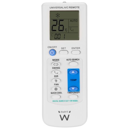 Ewent EW1579 mando a distancia Aire Acondicionado Botones