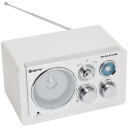 Denver TR-63W radio Analógica Blanco