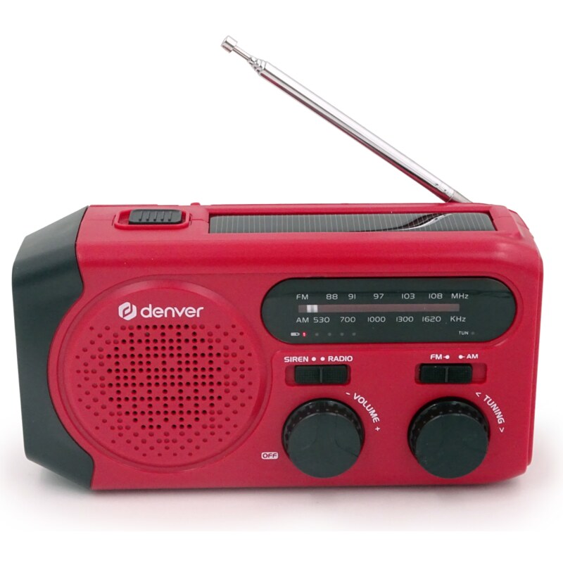 Denver SCR-2010MK2 radio Portátil Analógica Rojo
