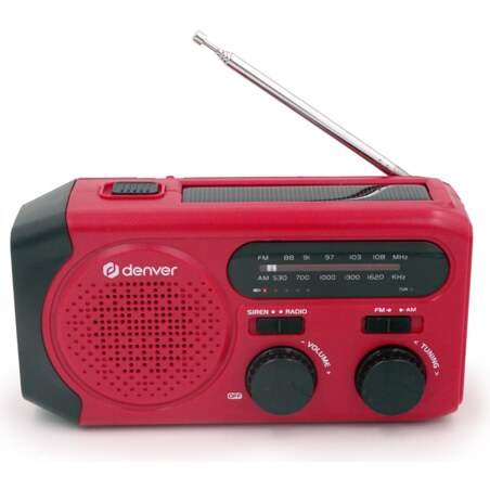 Denver SCR-2010MK2 radio Portátil Analógica Rojo