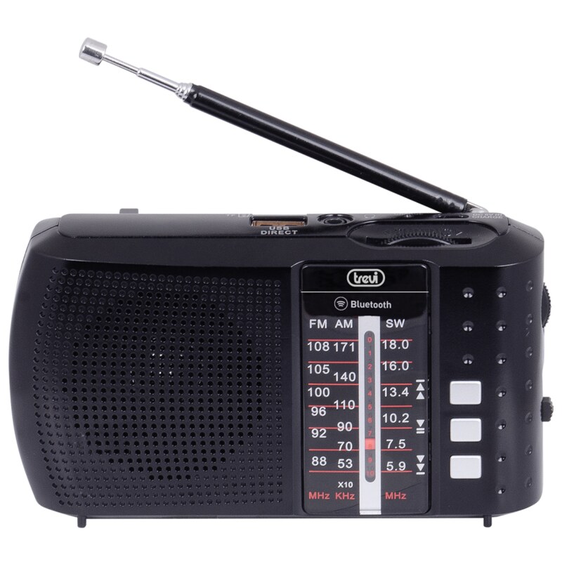 Trevi 0RA7F2000 radio Portátil Analógico y digital Negro