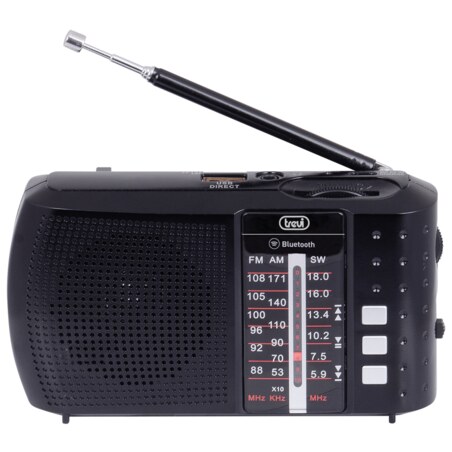 Trevi 0RA7F2000 radio Portátil Analógico y digital Negro