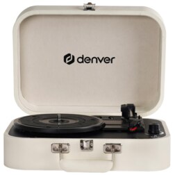 Denver VPL-130 Tocadiscos de tracción directa Beige Automático