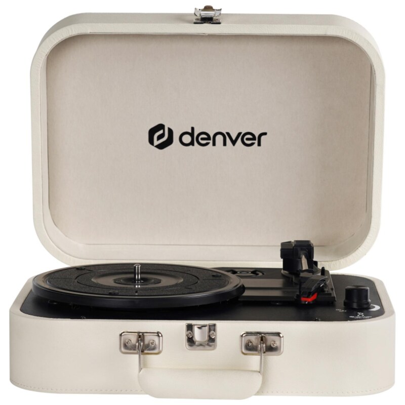 Denver VPL-130 Tocadiscos de tracción directa Beige Automático