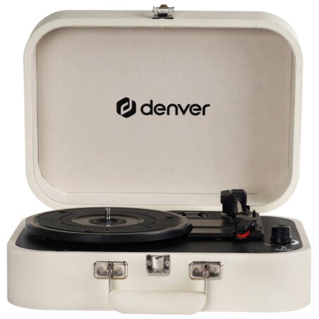 Denver VPL-130 Tocadiscos de tracción directa Beige Automático