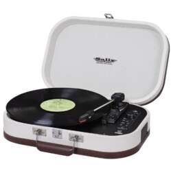 Trevi TT 1020 BT Tocadiscos de tracción directa Beige Semiautomático