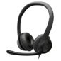 Logitech Auriculares con Cable H390 para PC/Portátil, Auriculares Estéreo con Micrófono con Supresión de Ruido, USB-C, Controles