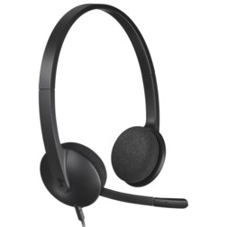 Logitech H340 USB Auriculares Alámbrico Diadema Oficina/Centro de llamadas USB tipo A Negro