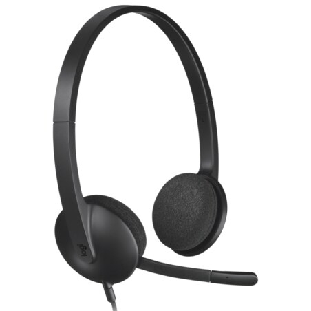 Logitech H340 USB Auriculares Alámbrico Diadema Oficina/Centro de llamadas USB tipo A Negro