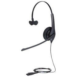 Jabra Biz 1500 Auriculares Alámbrico Diadema Oficina/Centro de llamadas Bluetooth Negro
