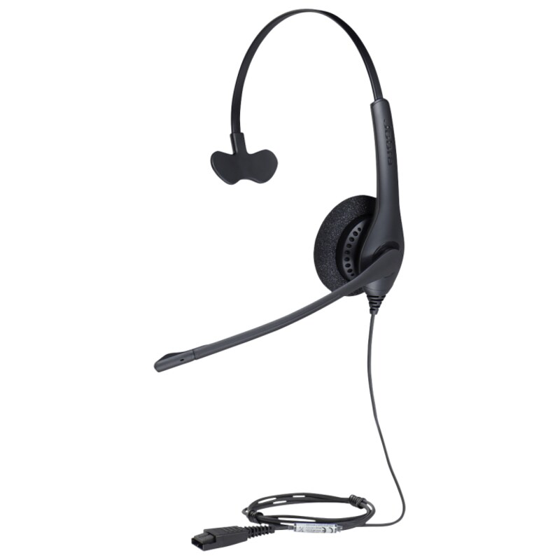 Jabra Biz 1500 Auriculares Alámbrico Diadema Oficina/Centro de llamadas Bluetooth Negro