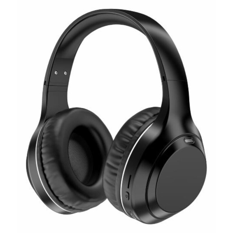 Denver BTN-211 auricular y casco Auriculares Inalámbrico y alámbrico Diadema Llamada/Música/TV USB Tipo C Bluetooth Negro
