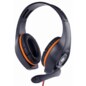 Gembird GHS-05-O auricular y casco Auriculares Alámbrico Diadema Juego Negro, Naranja