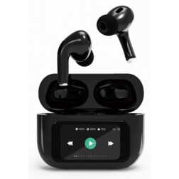 Gembird GMB Audio TWS-LCD-ANC-01-BK auricular y casco Auriculares Inalámbrico Dentro de oído Llamadas/Música USB Tipo C Bluetoot