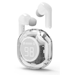 Gembird GMB Audio TWST-01-W auricular y casco Auriculares Inalámbrico Dentro de oído Llamadas/Música USB Tipo C Bluetooth