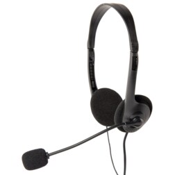 Gembird MHS-123 auricular y casco Auriculares Alámbrico Diadema Llamadas/Música Negro