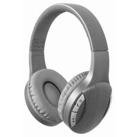 Gembird BTHS-01-SV auricular y casco Auriculares Inalámbrico y alámbrico Diadema Llamadas/Música MicroUSB Bluetooth Plata