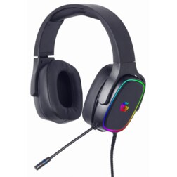 Gembird GHS-SANPO-S300 auricular y casco Auriculares Alámbrico Diadema Juego USB tipo A Negro