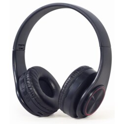 Gembird BHP-LED-01 auricular y casco Auriculares Inalámbrico y alámbrico Diadema Música/uso diario MicroUSB Bluetooth Negro